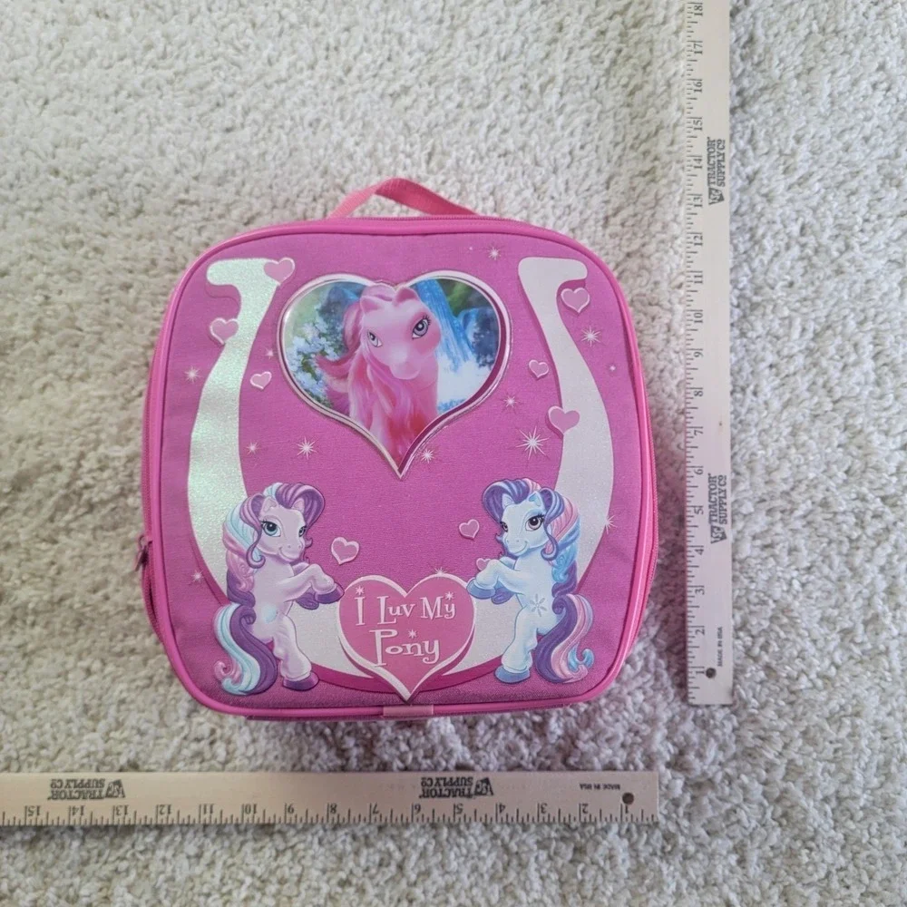 Vintage 2005 Tara Toy Pretty Petz I Luv My Pony Pink 8-Slot Toy Carrying Case